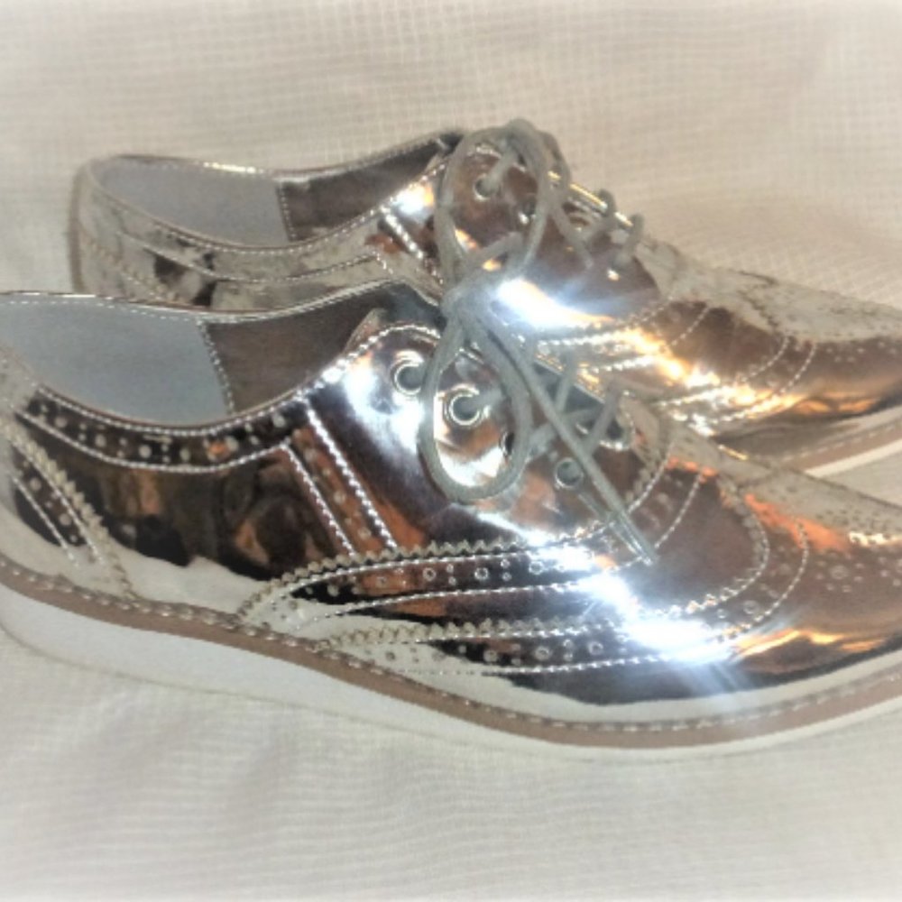 MNSHO1 -- Vintage Just FABULOUS Men's Shoes SZ 7.5 Dress Up Costume Play